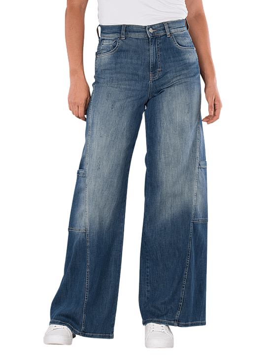 Angels Liva Jeans Wide Leg Seam Cargo Damen Jeans