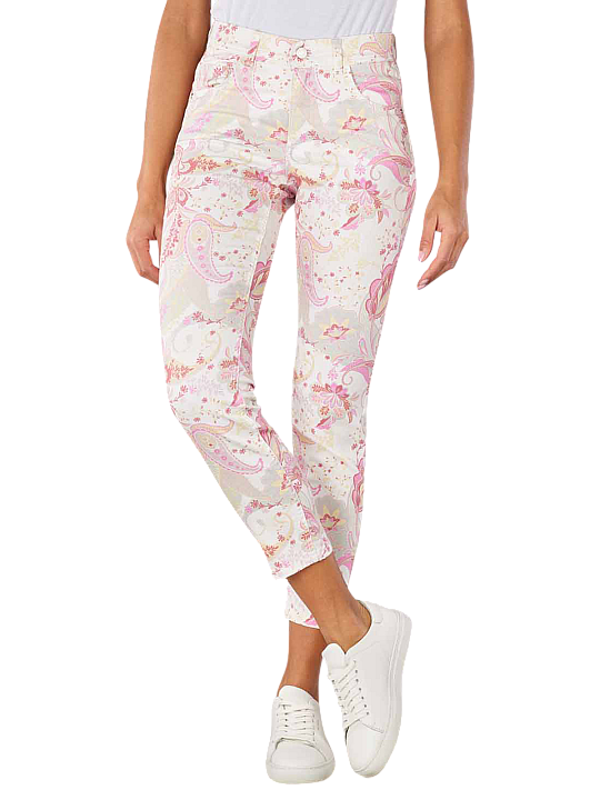 Angels Ornella 5-Pocket Pants Slim Fit Modern Paisley Damen Hose