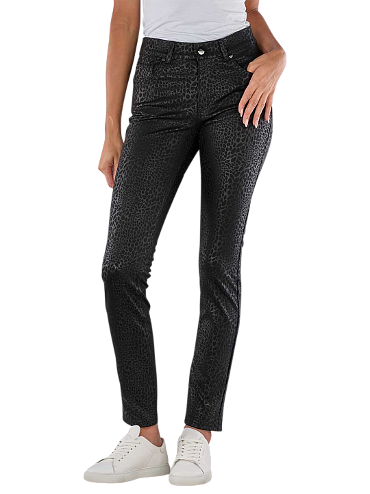 Angels Skinny 5-Pocket Pants Slim Fit Coated Print Damen Jeans