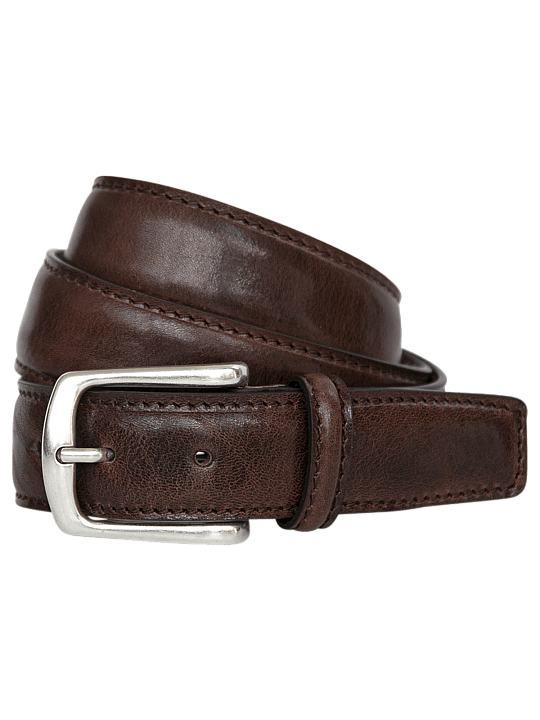 Beluno Bombato Leather Belt Herren Gürtel