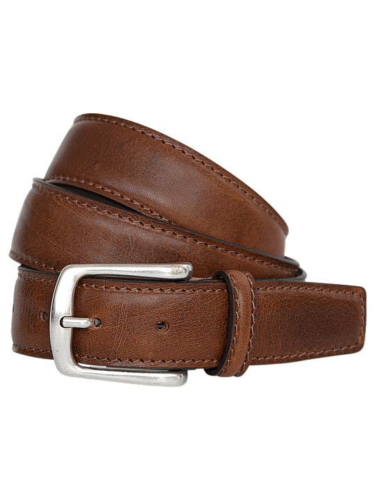 Beluno Bombato Leather Belt Herren Gürtel