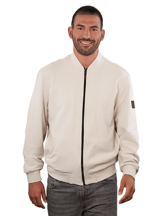 Boss Orange Lisimba Zip Pullover Oversize Fit Herren Jacke