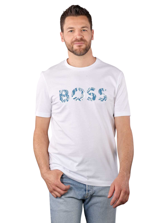 Boss Orange Logo Te Bossocean T-Shirt Crew Neck Herren T-Shirt
