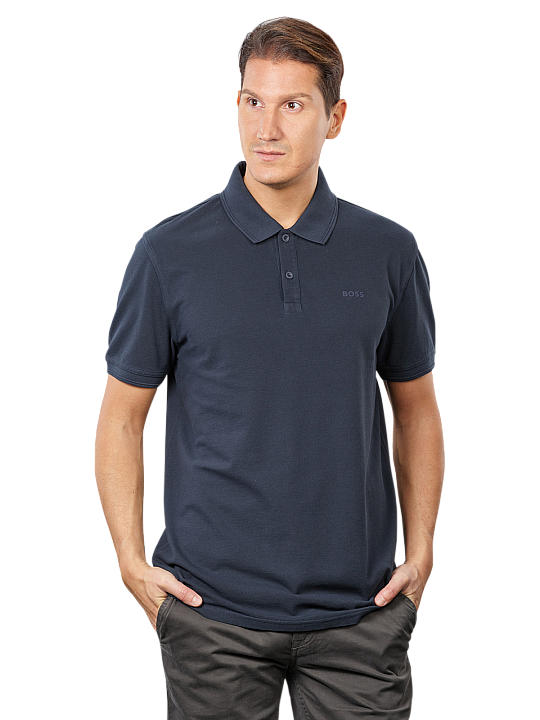 Boss Orange Short Sleeve Prime Polo Shirt Slim Herren Polo Shirt