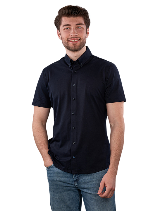 Brax Dan JU Shirt Short Sleeve Button Down Men's Shirt
