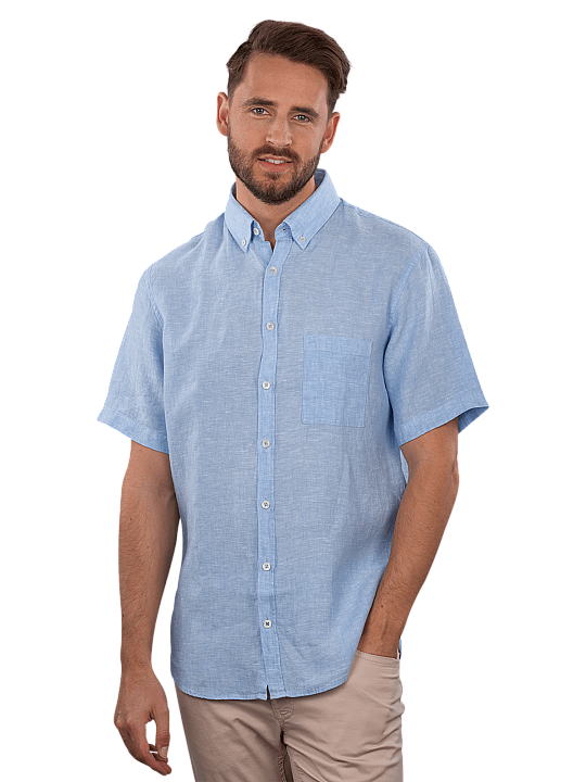 Brax Dan U Shirt Short Sleeve Button Down Men's Shirt