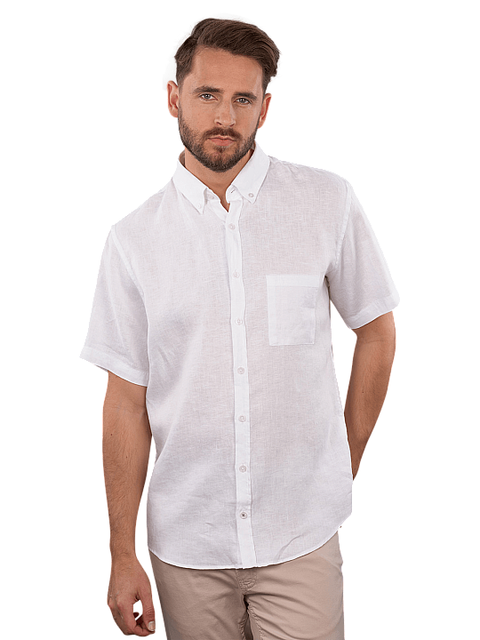 Brax Dan U Shirt Short Sleeve Button Down Chemise Homme