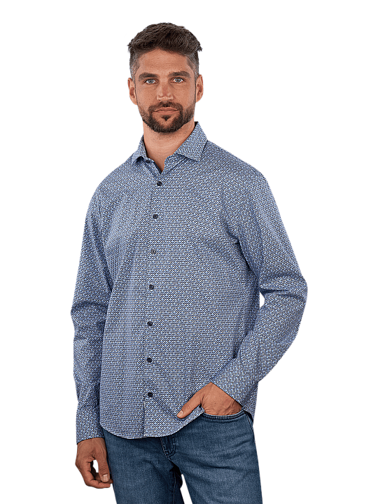 Brax Harold P Shirt Long Sleeve Shark Collar Herren Hemd
