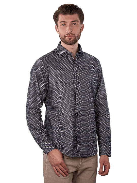 Brax Harold P Shirt Long Sleeve Shark Collar Herren Hemd