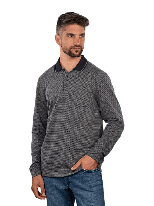 Brax Pharell Polo Shirt Long Sleeve Chemise Polo Homme