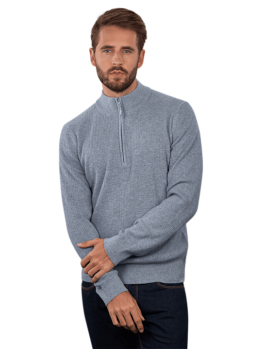 Brax Steffen Pullover Troyer Cashmere Men's Sweater