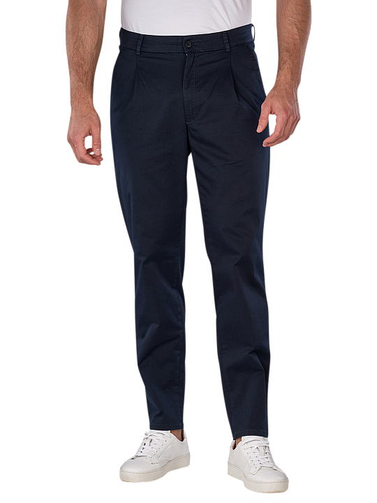 Brax Tino Chino Tapered Fit Pleated Pantalon Homme