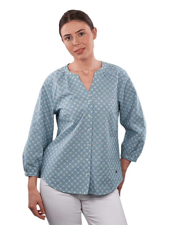 Brax Velia Blouse Denim Crew Neck Chemise Femme