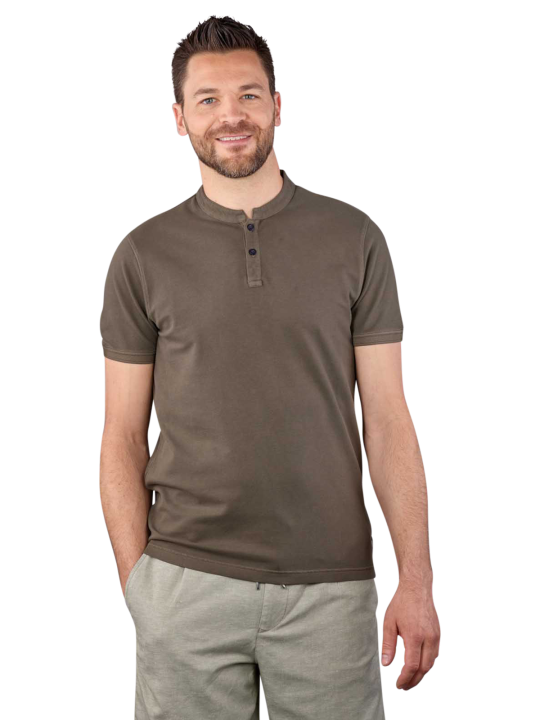 Cinque Short Sleeve Cilano Polo Stand Up Collar Herren Polo Shirt