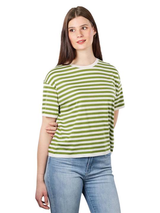 Drykorn Round Neck Lunie Shirt Stripes Women's T-Shirt