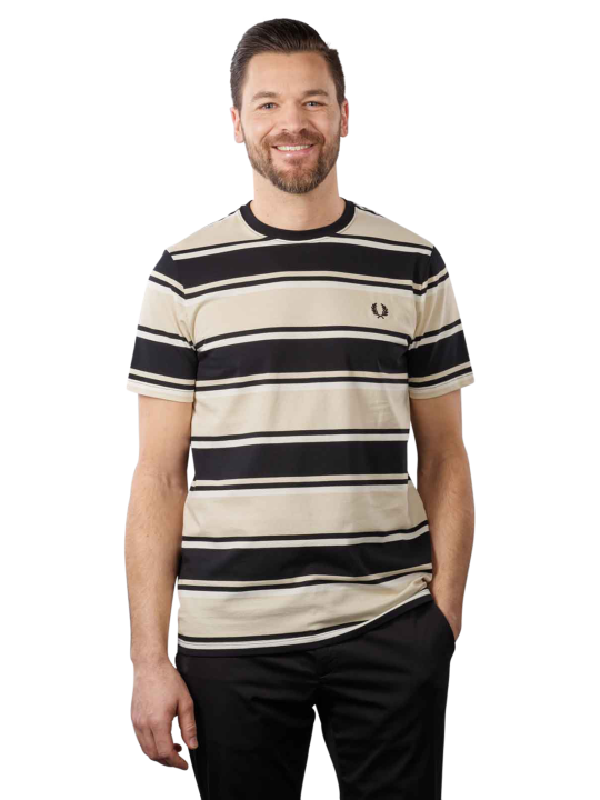 Fred Perry Bold Stripe T-Shirt Crew Neck T-Shirt Homme