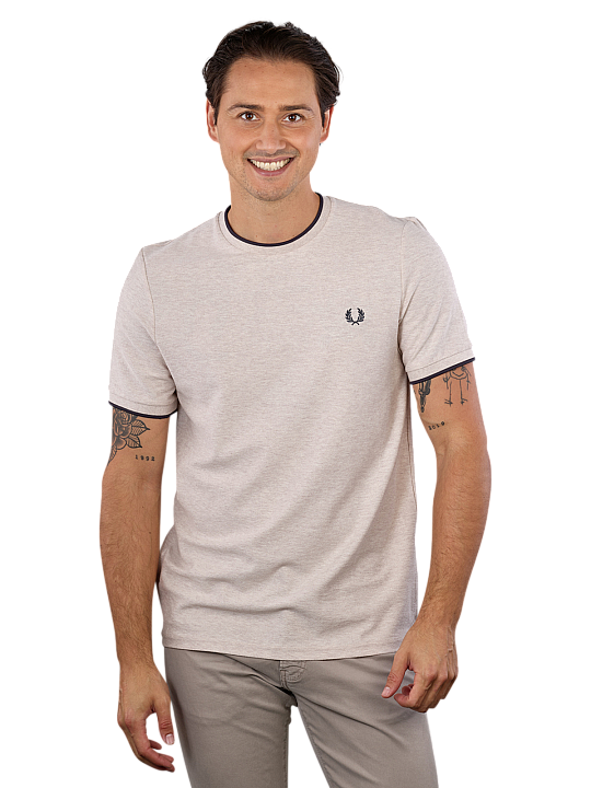 Fred Perry T-Shirt Crepe Piqué Herren T-Shirt