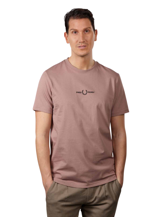 Fred Perry Embroidered T-Shirt Crew Neck Herren T-Shirt