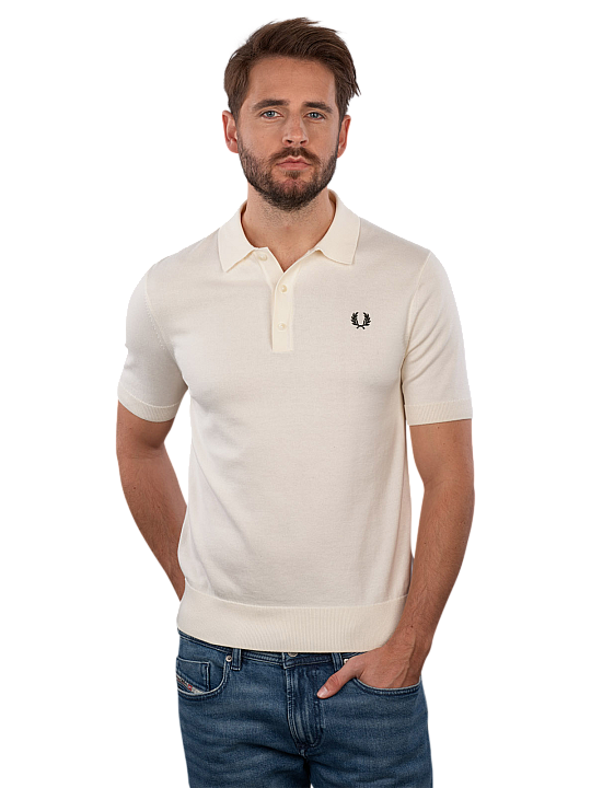 Fred Perry Knitted Polo Shirt Chemise Polo Homme
