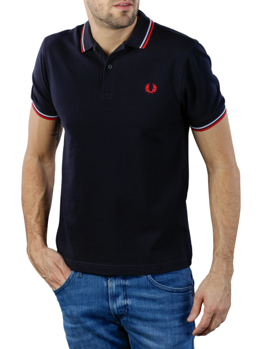 Fred Perry Twin Tipped Polo Shirt Regular Fit Herren Polo Shirt