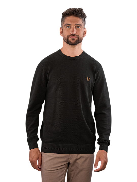 Fred Perry Pullover Crew Neck Piqué Pullover Homme