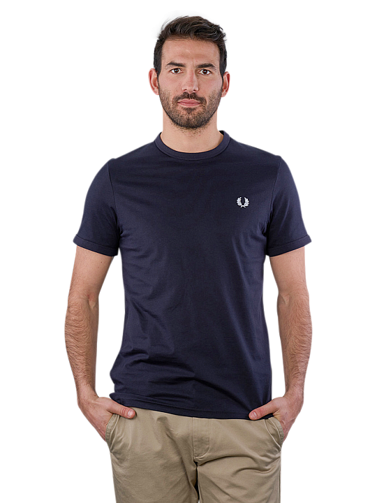 Fred Perry Ringer T-Shirt Crew Neck Herren T-Shirt