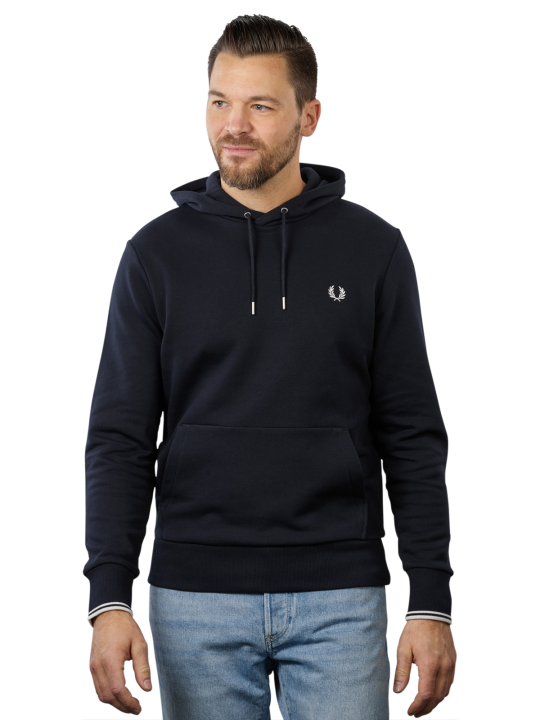 Fred Perry Tipped Hooded Sweatshirt Men's Sweater