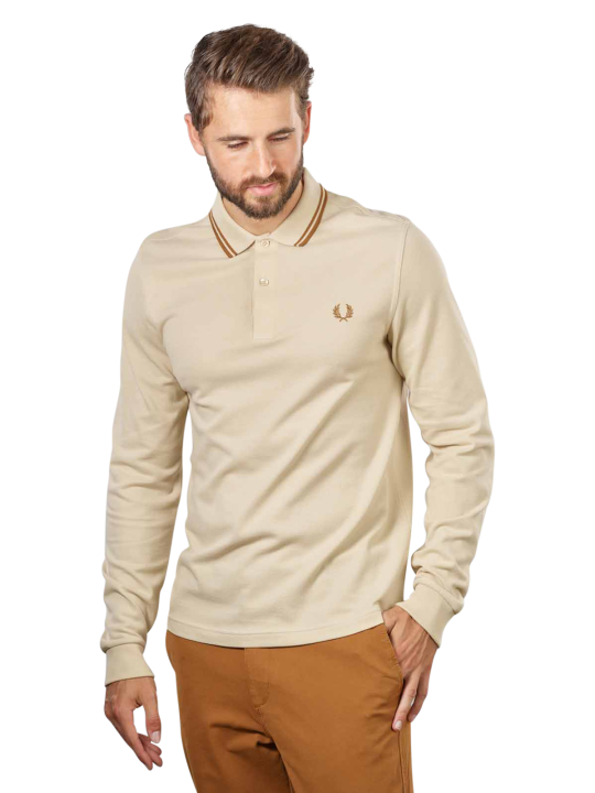 Fred Perry Twin Tipped Polo Shirt Long Sleeve Men's Polo Shirt