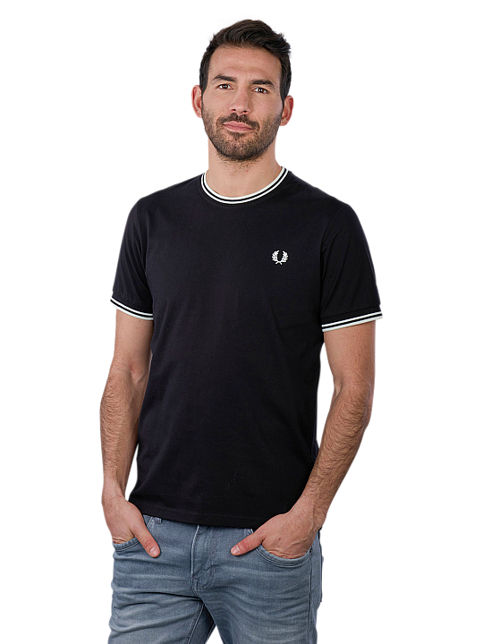Fred Perry Twin Tipped T-Shirt Crew Neck Herren T-Shirt
