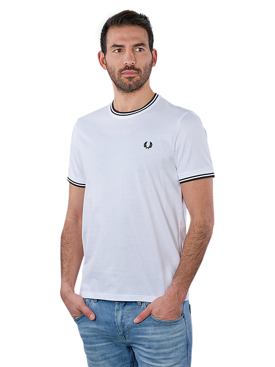 Fred Perry Twin Tipped T-Shirt Crew Neck Herren T-Shirt