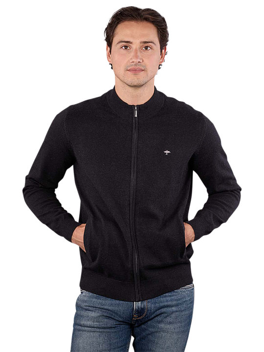 Fynch-Hatton Cardigan-Zip Sweater Herren Jacke