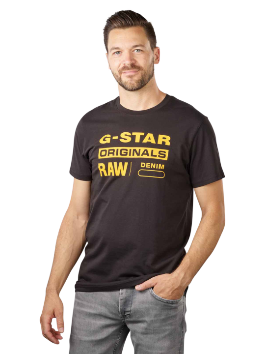 G-Star Printed Graphic Eight T-Shirt Regular Fit Herren T-Shirt