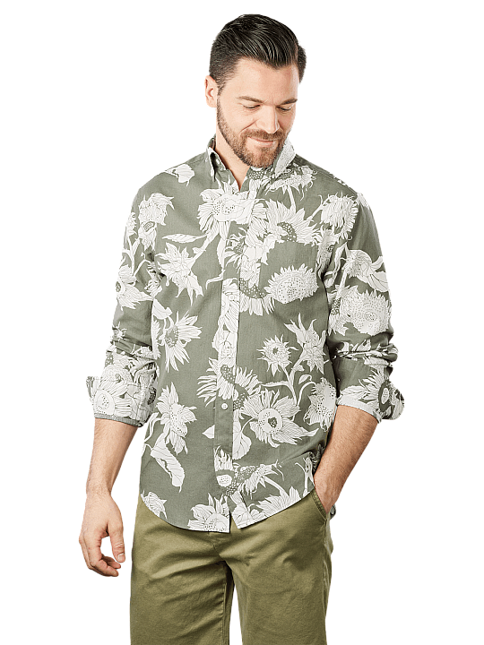 Gant Cotton Linen Shirt Sunflower Herren Hemd