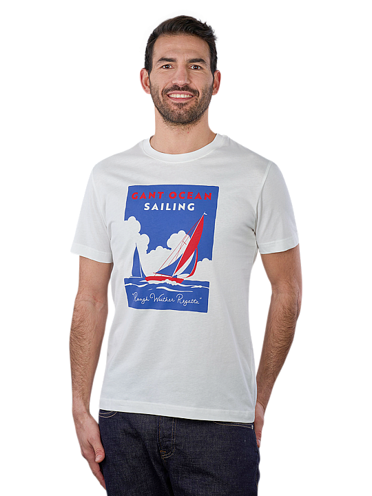 Gant Graphic T-Shirt Short Sleeve Herren T-Shirt