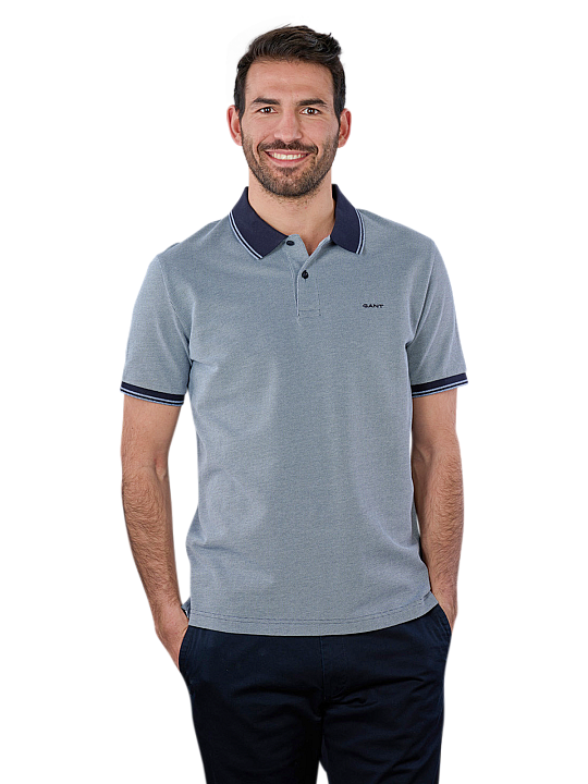 Gant Oxford Pique Polo Shirt Short Sleeve Herren Polo Shirt