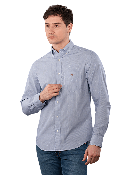Gant Regular Dobby Shirt Stripe Herren Hemd
