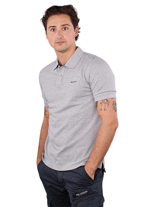 Gant Regular Rugger Contrast Pique Herren Polo Shirt