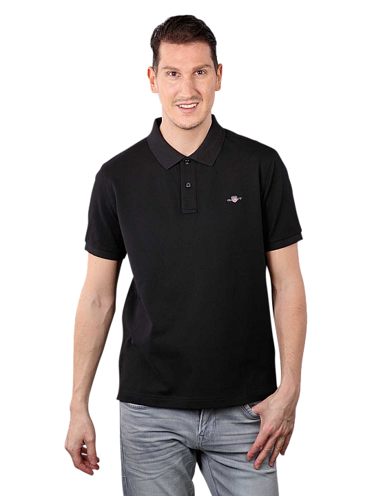 Gant Regular Shield Polo Shirt Pique Herren Polo Shirt