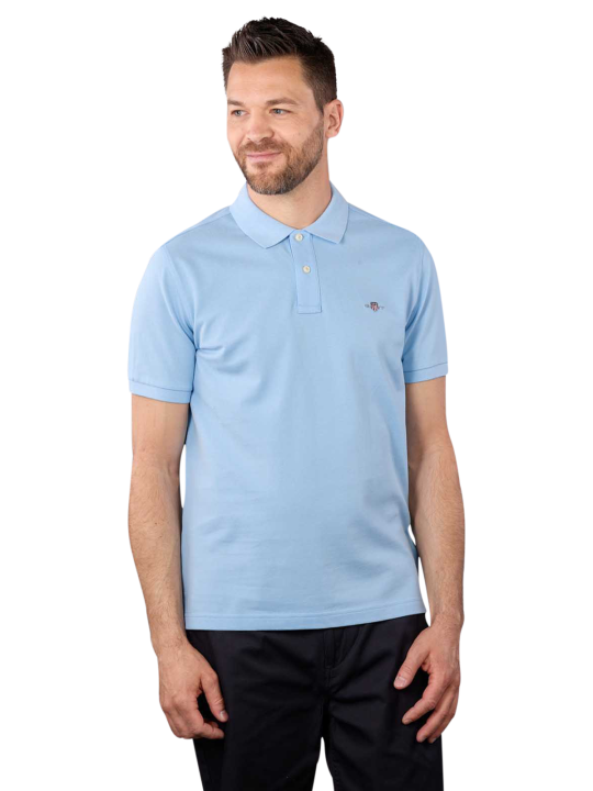Gant Regular Shield Polo Shirt Pique Herren Polo Shirt