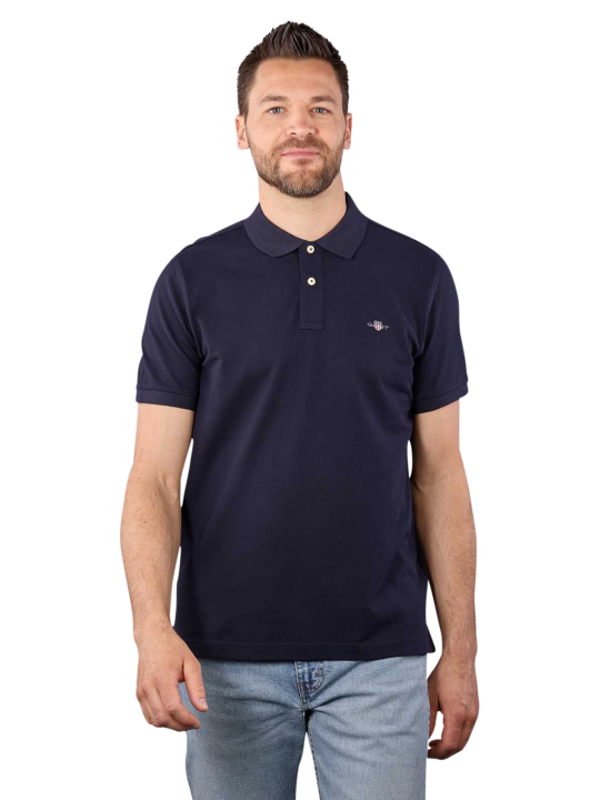 Gant Regular Shield Polo Shirt Pique Men's Polo Shirt