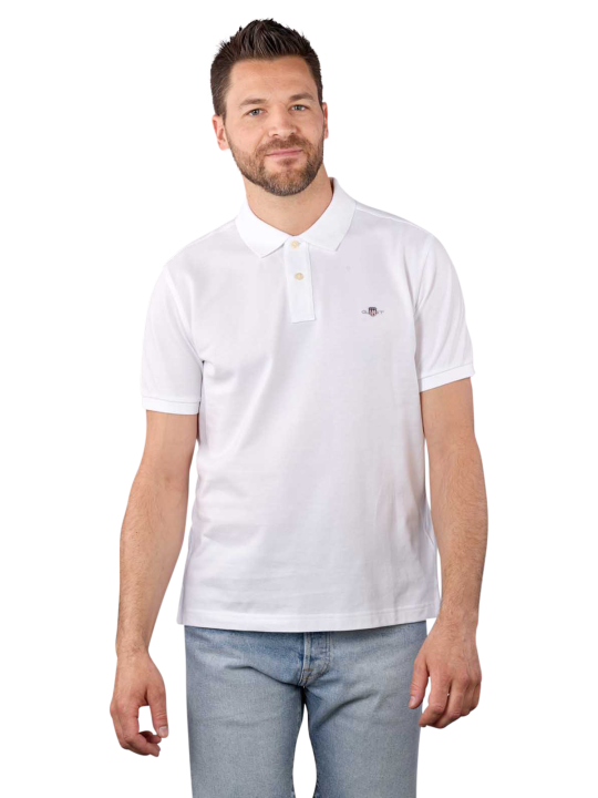Gant Regular Shield Polo Shirt Pique Herren Polo Shirt