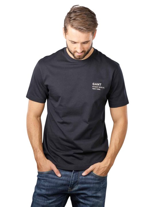Gant Small Logo T-Shirt Short Sleeve Herren T-Shirt