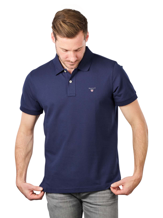 Gant Solid Piqué Rugger Herren Polo Shirt