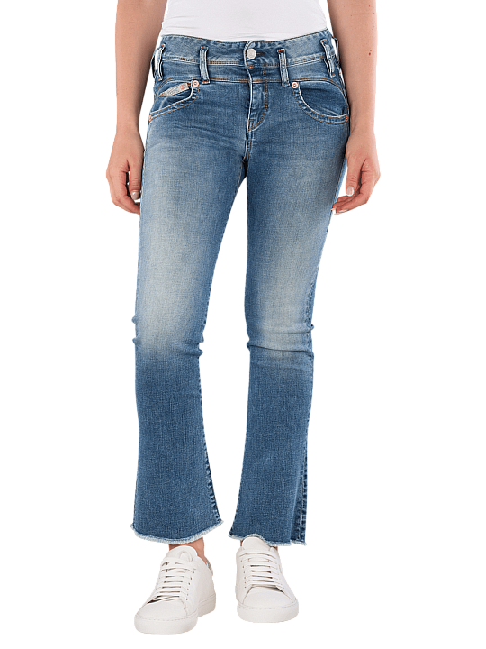 Herrlicher Pearl Jeans Bootcut Cropped Damen Jeans