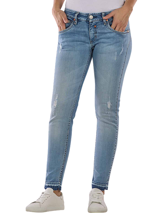 Herrlicher Touch Jeans Slim Fit Cropped Damen Jeans