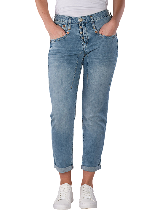 Herrlicher Shyra Tap Jeans Boyfriend Light Denim Damen Jeans