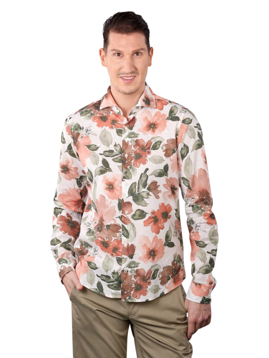 Joop! Long Sleeve Pai Shirt Slim Fit Flower Printed Herren Hemd