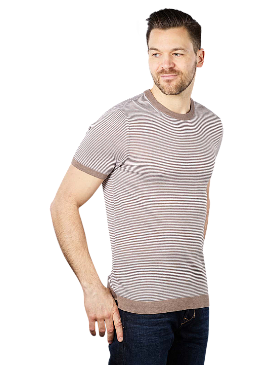 Joop! Round Neck Madrin Pullover Short Sleeve Herren Pullover