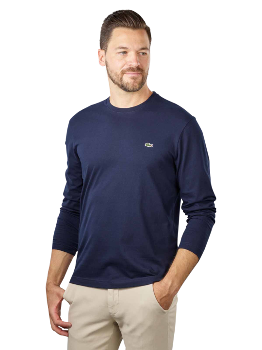 Lacoste Long Sleeve T-Shirt Crew Neck Men's T-Shirt