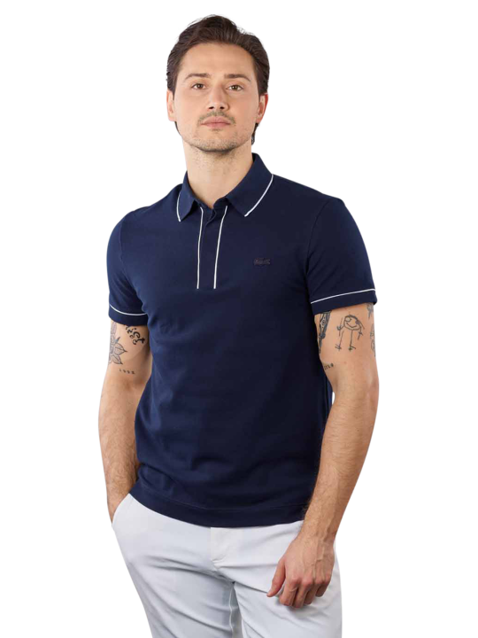 Lacoste Polo Shirt Two Tone Short Sleeve Chemise Polo Homme